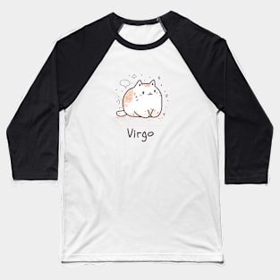 Virgo Cat Baseball T-Shirt
